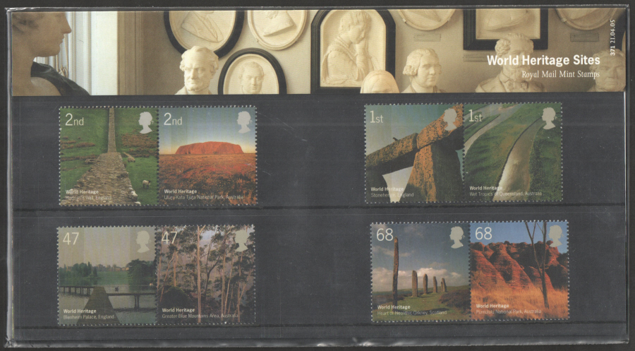 (image for) 2005 World Heritage Sites Royal Mail Presentation Pack 371 - Click Image to Close